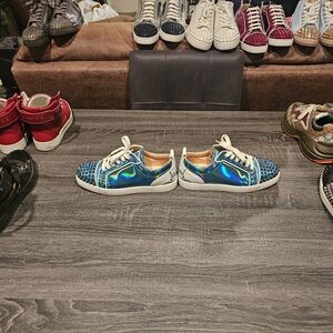 Teal Reactive Christian Louboutins